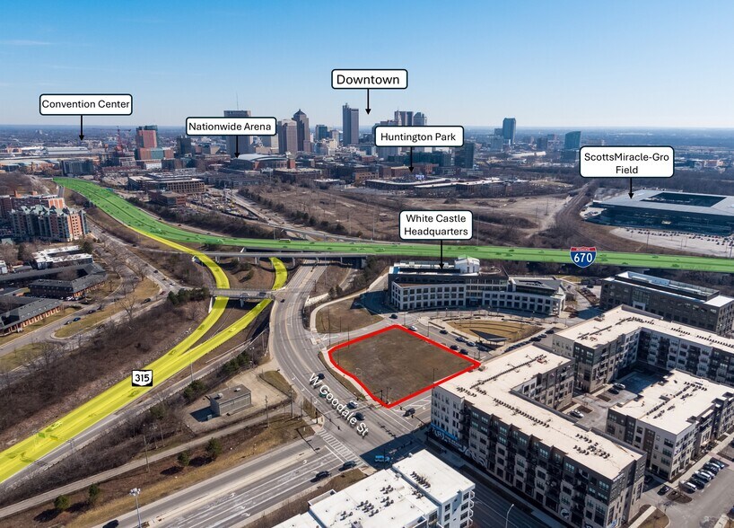 Primary Photo Of 555 W Goodale St, Columbus Land For Lease