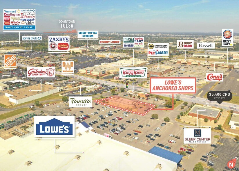 More Photos Of 10140 E 71st St, Tulsa Freestanding For Lease