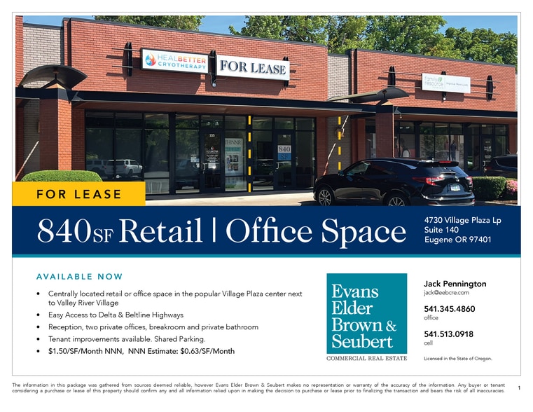 More Photos Of 4730 Village Plaza Loop, Eugene Unknown For Lease
