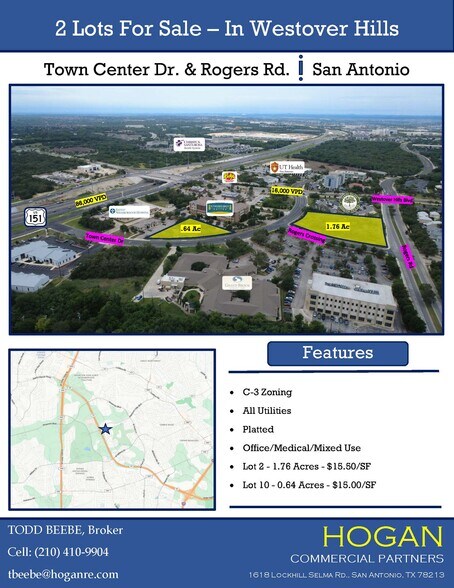 Primary Photo Of 10100 Rogers Crossing, San Antonio Land For Sale
