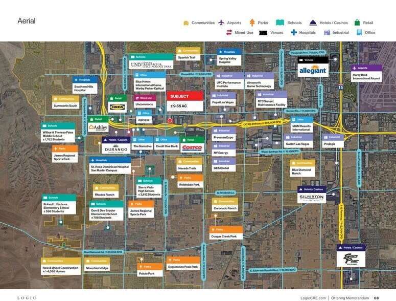 More Photos Of S. Buffalo Drive and CC-215, Las Vegas Land For Sale