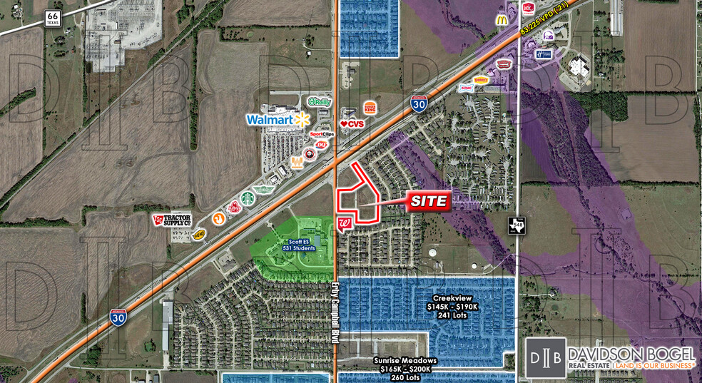 Primary Photo Of SEC I-30 & Erby Campbell Blvd, Royse City Land For Sale