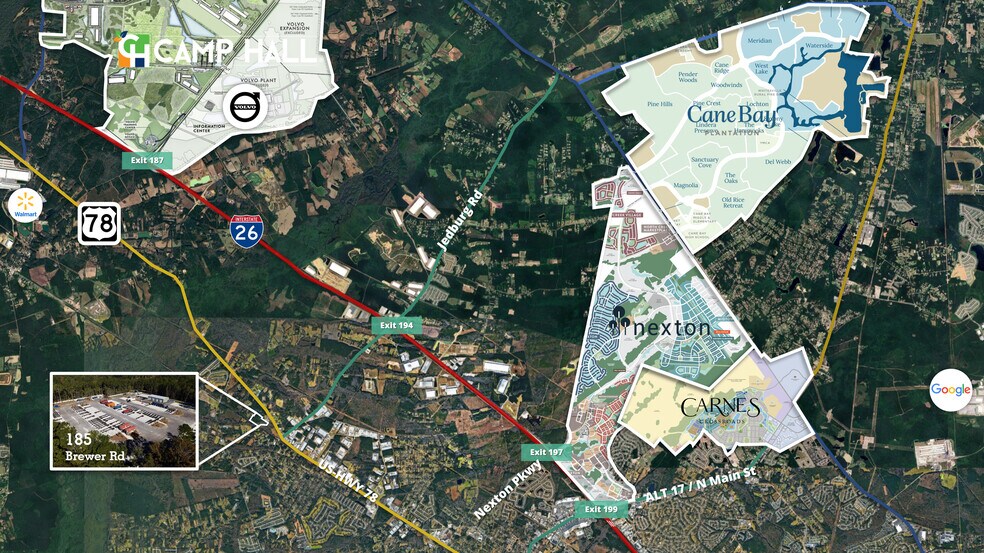 More Photos Of 185 Brewer Rd, Summerville Land For Lease