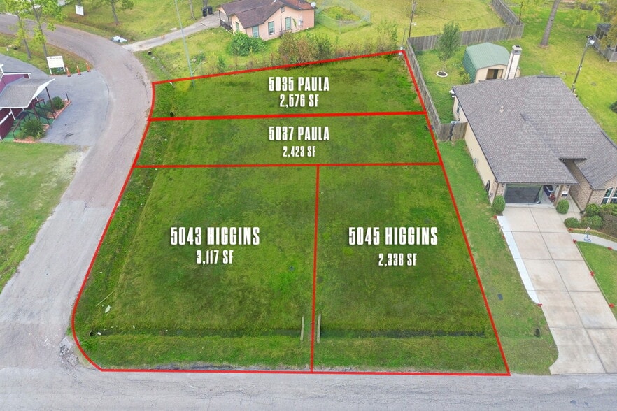 More Photos Of 5043 5045 Higgins and 5035 5037 Paula Street st, Houston Land For Sale