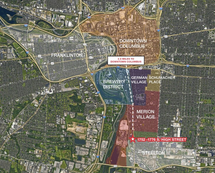 More Photos Of 1752-1776 S High St, Columbus Freestanding For Sale