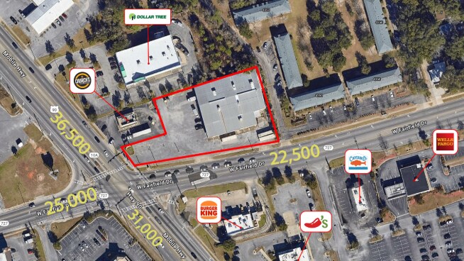 More Photos Of 4500 Mobile Hwy, Pensacola Freestanding For Sale