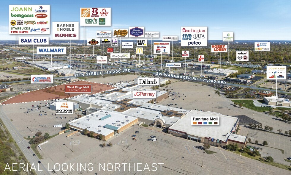 More Photos Of 1781 SW Wanamaker Rd, Topeka Department Store For Sale