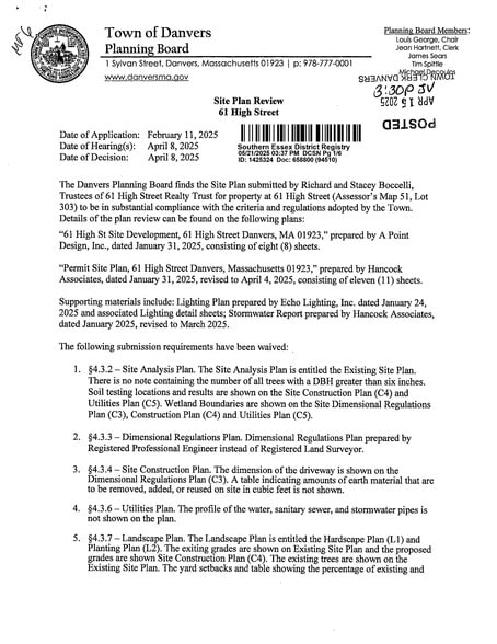 More Photos Of 61 High St, Danvers Land For Sale