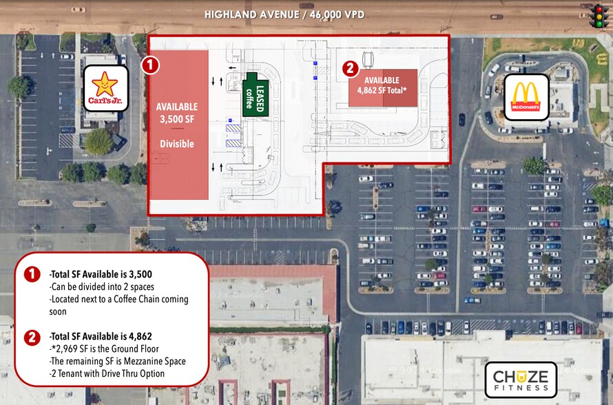 More Photos Of 1555 E Highland Ave, San Bernardino Bank For Lease