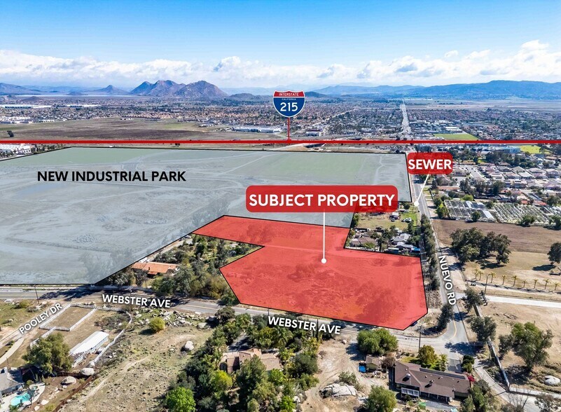 More Photos Of NE Corner of Nuevo Rd. and Webster Ave., Perris Land For Sale