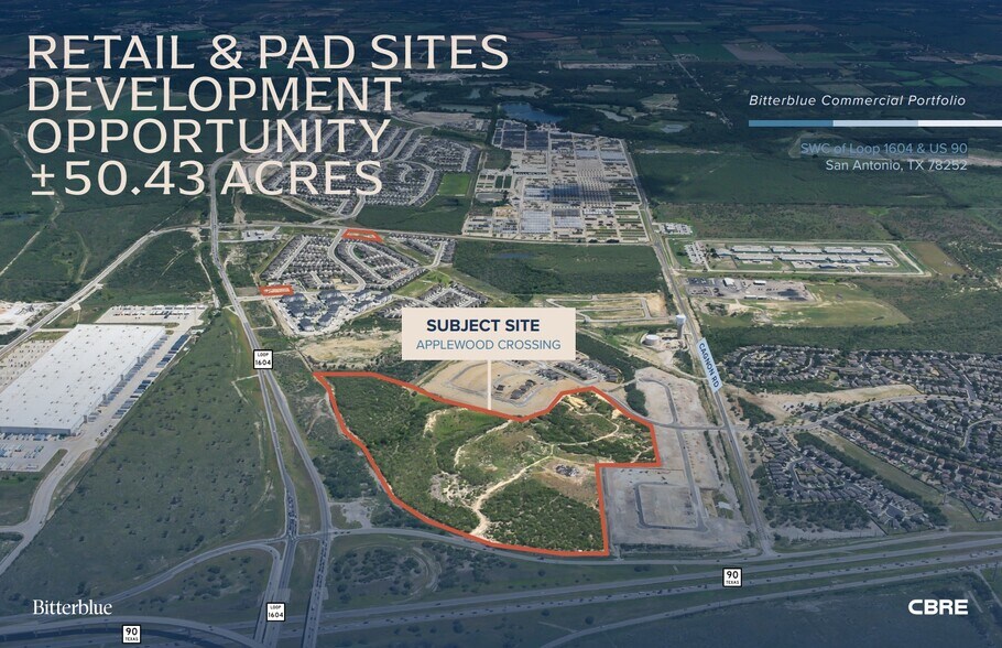 Primary Photo Of SWC of Loop 1604 & US 90, San Antonio Land For Sale