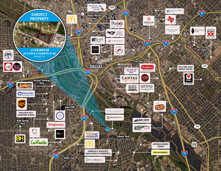 More Photos Of 1623 E 8th St, Dallas Land For Sale