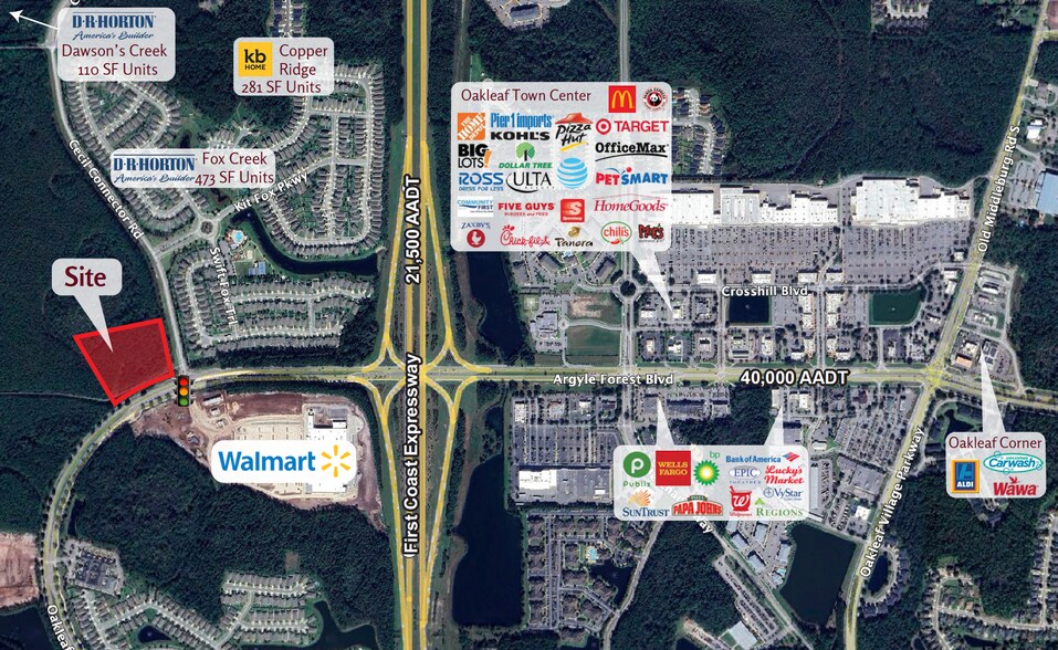 Primary Photo Of Oakleaf Plantation Pkwy @ Cecil Connector Road, Jacksonville Land For Sale