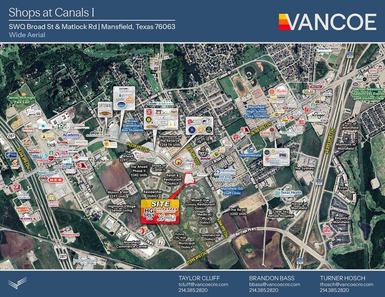 More Photos Of SWQ BROAD ST & MATLOCK RD, Mansfield Storefront For Lease