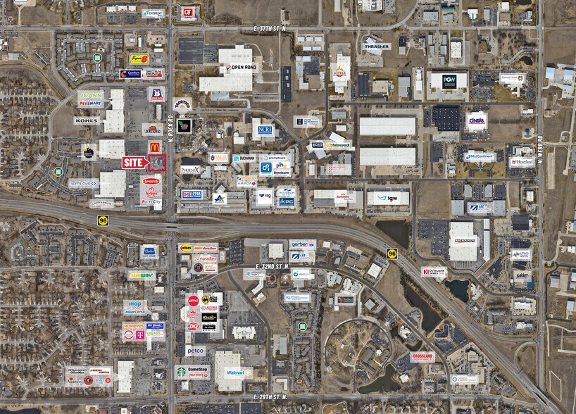 More Photos Of 3505 N Rock Rd, Wichita Restaurant For Lease