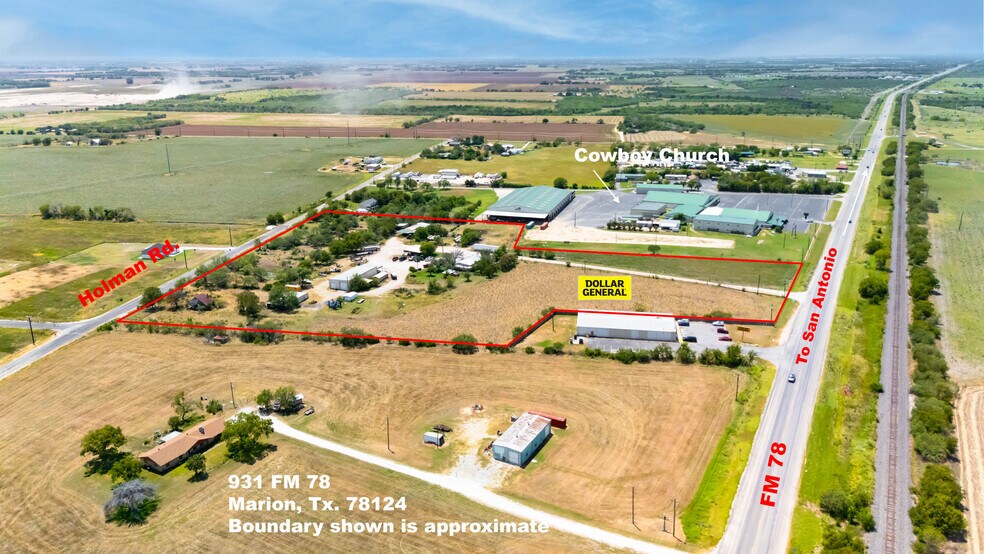 More Photos Of 931 W FM 78, Marion Land For Sale