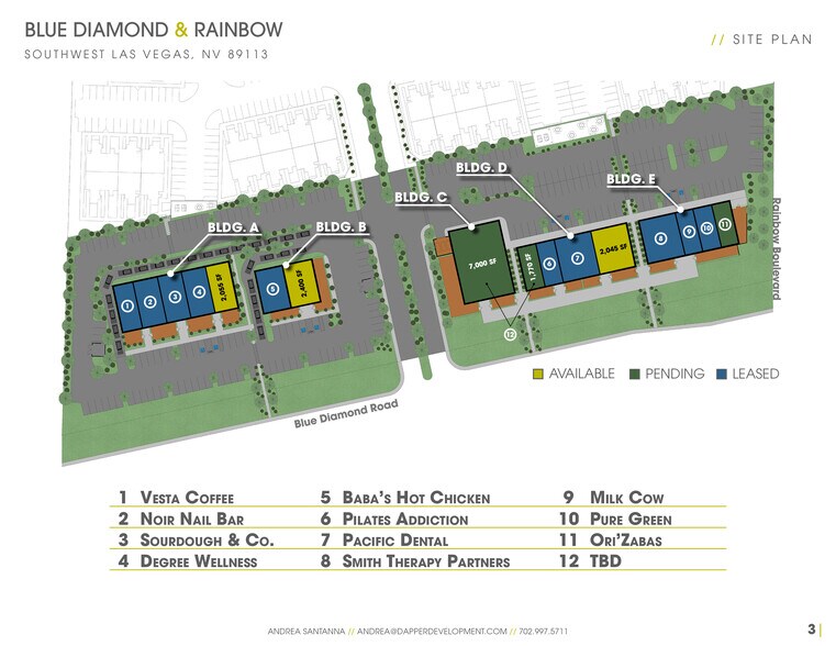 More Photos Of Rainbow & Blue Diamond, Las Vegas Unknown For Lease
