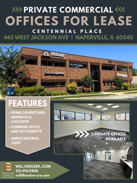 More Photos Of 445 W Jackson Ave, Naperville Medical For Lease