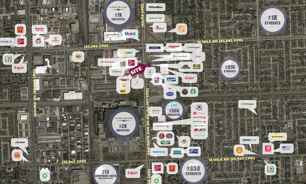Primary Photo Of 36808-36824 Van Dyke Ave, Sterling Heights Storefront For Lease