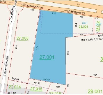 More Photos Of Hwy 72 & Copperfield Ln, Huntsville Land For Sale