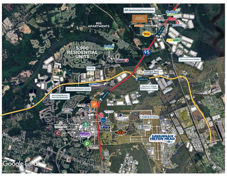 More Photos Of 132 GA-30, Port Wentworth Land For Lease