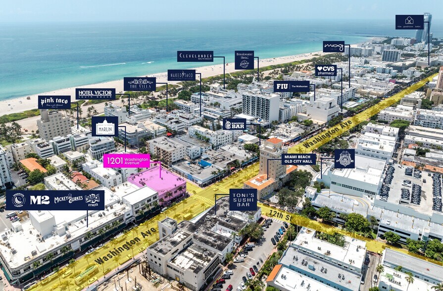 Primary Photo Of 1201-1205 Washington Ave, Miami Beach Storefront For Lease