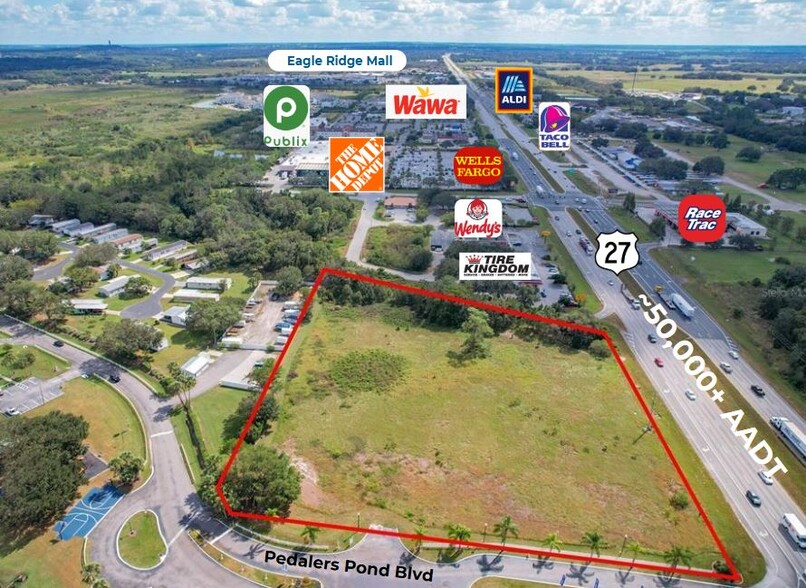 Primary Photo Of HWY 27 & Pedalers Pond Blvd., Lake Wales General Retail For Lease