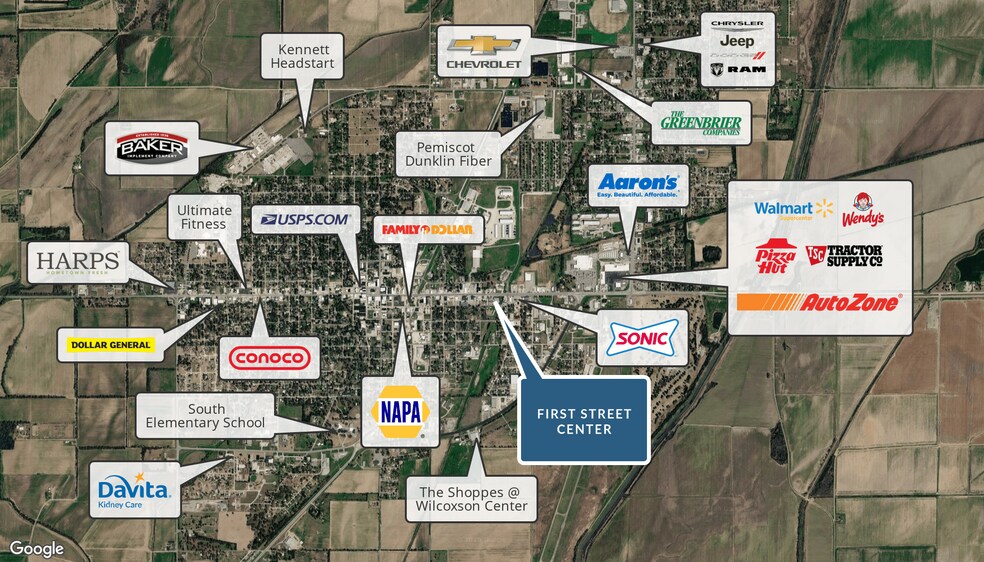 More Photos Of 1021 1st St, Kennett General Retail For Sale
