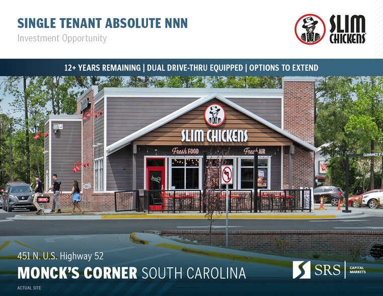 Primary Photo Of 451 N Highway 52, Moncks Corner Fast Food For Sale