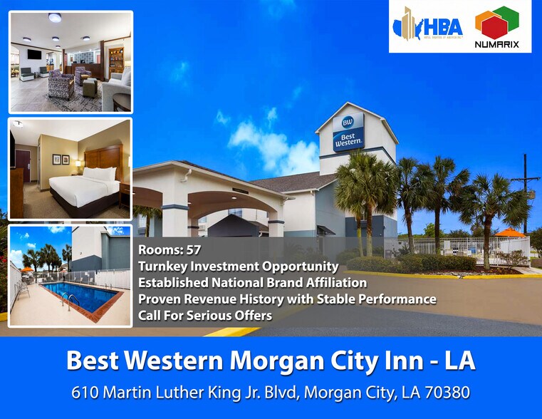 Primary Photo Of 610 Martin Luther King Jr Blvd, Morgan City Hotel For Sale