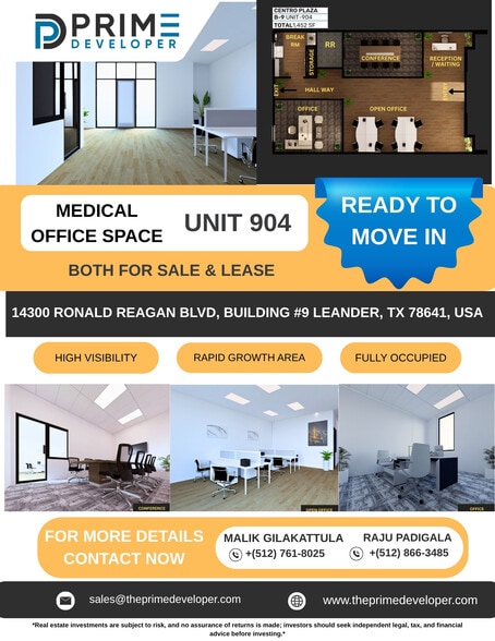 More Photos Of 14300 Ronald Reagan Blvd, Cedar Park Storefront For Sale