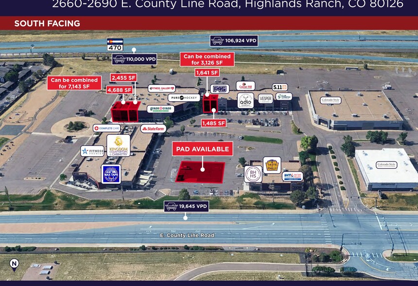 More Photos Of 2660 E County Line Rd, Highlands Ranch Land For Lease