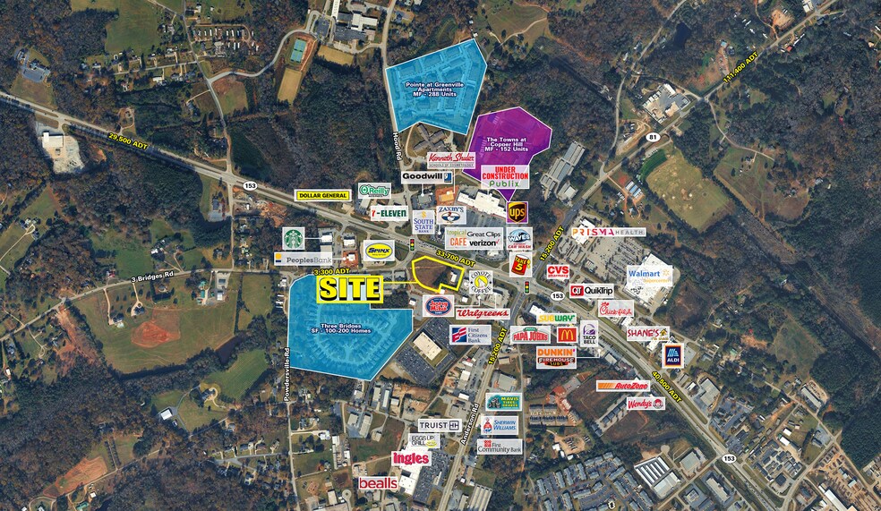 More Photos Of 3529 Hwy 153, Powdersville Land For Lease