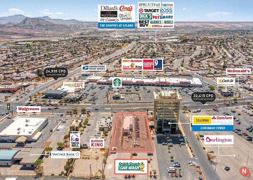 More Photos Of 6004 N Mesa St, El Paso Carwash For Sale