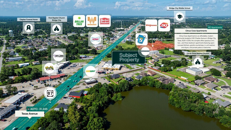 More Photos Of 1150 Texas Ave, Bridge City General Retail For Sale