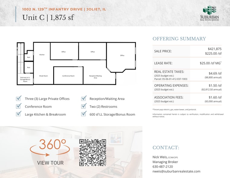 More Photos Of 1002 129th Infantry Dr, Joliet Medical For Sale