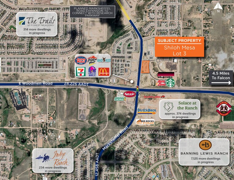 More Photos Of Woodman Rd, Colorado Springs Land For Sale