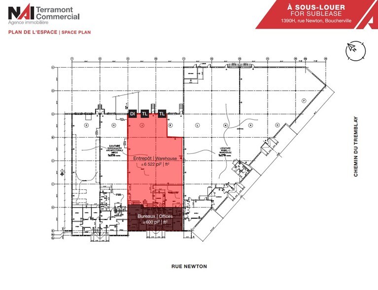 More Photos Of 1390 Rue Newton, Boucherville Flex For Lease