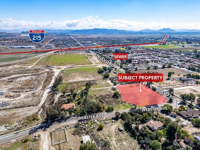 More Photos Of NE Corner of Nuevo Rd. and Webster Ave, Perris Land For Sale