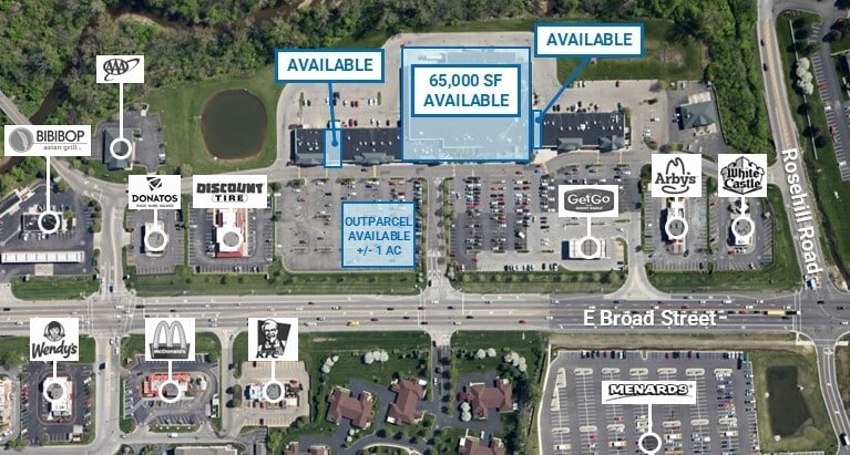 More Photos Of 6811-6943 E Broad St, Columbus Unknown For Lease