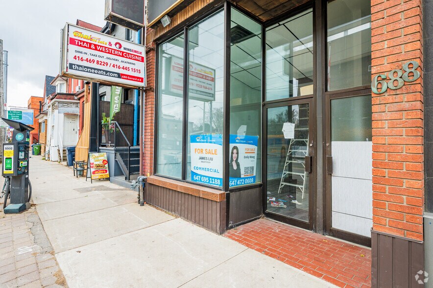 More Photos Of 688 Gerrard St E, Toronto Storefront Retail Residential For Lease