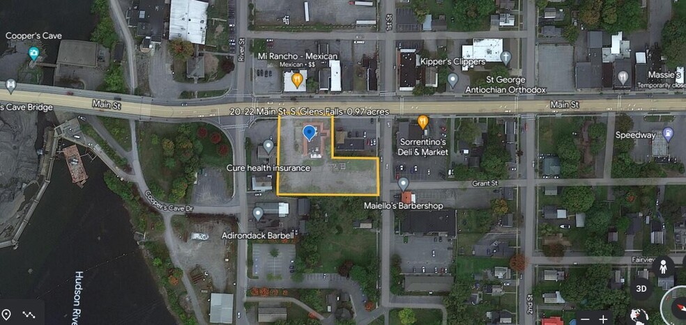 Primary Photo Of 20-22 Main St, South Glens Falls Land For Sale