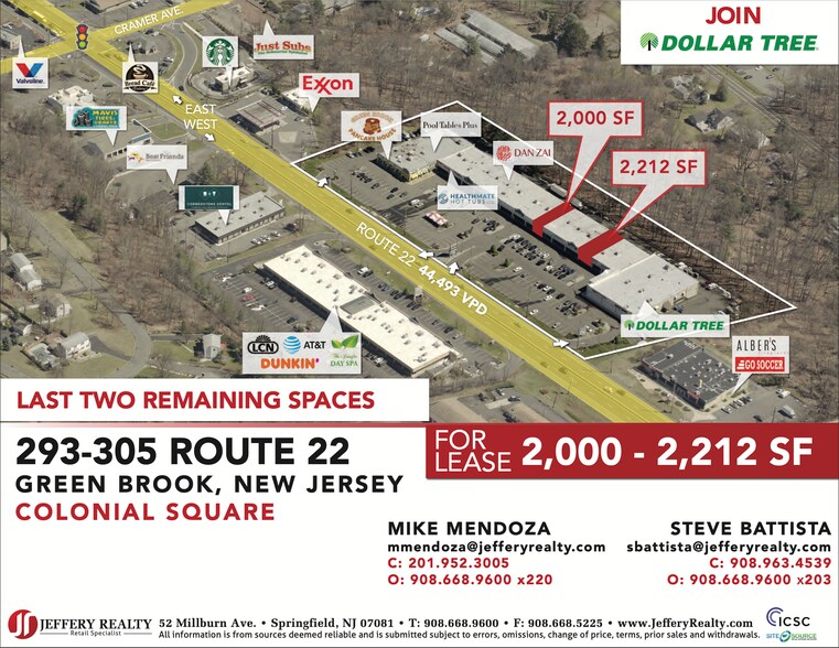More Photos Of 299 US Highway 22, Green Brook Unknown For Lease