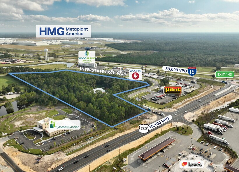 Primary Photo Of 11232 US Highway 280, Ellabell Land For Sale