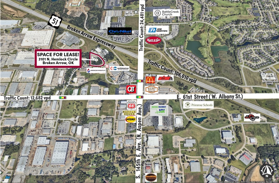 More Photos Of 3101 N Hemlock Cir, Broken Arrow Office For Lease