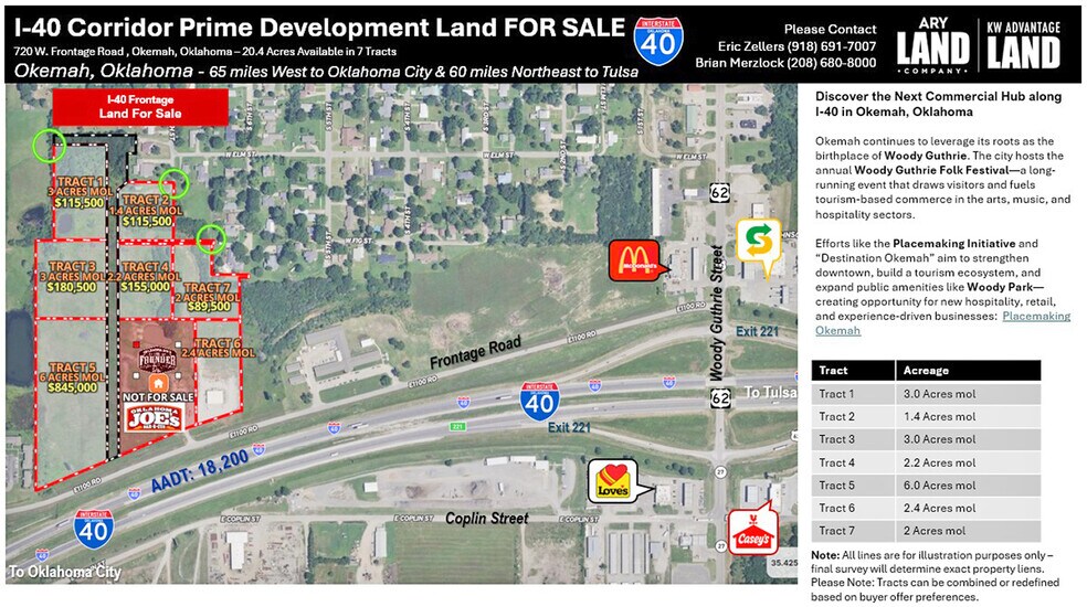 More Photos Of 700 W Frontage Rd, Okemah Land For Sale