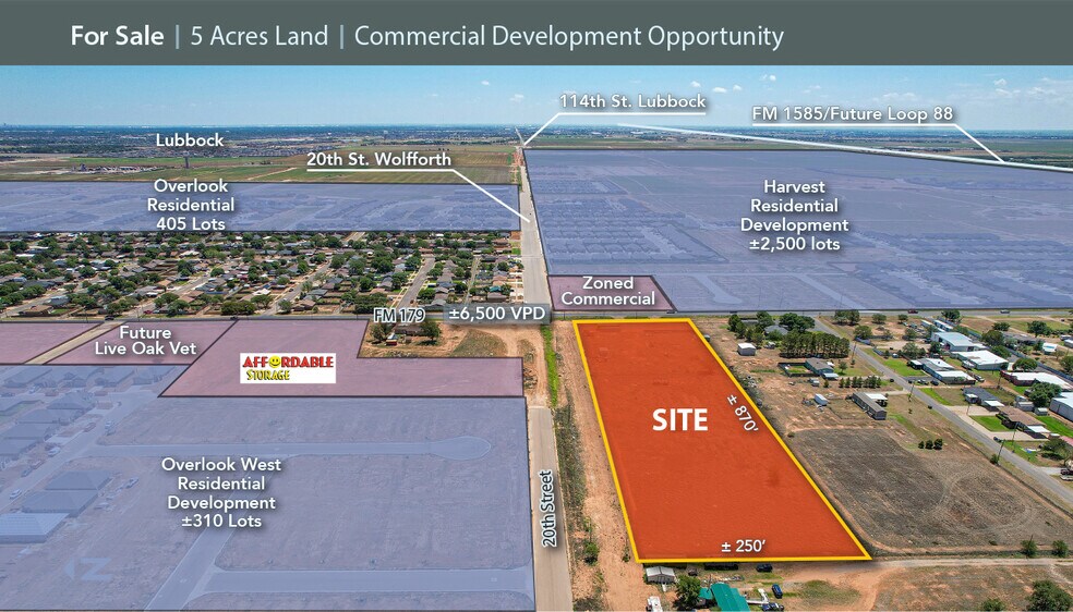 Primary Photo Of 11402 Farm to Market Road 179, Wolfforth Land For Sale