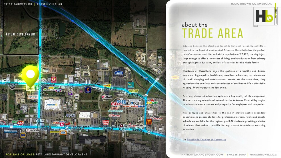 More Photos Of 2212 E Parkway Dr, Russellville Restaurant For Sale