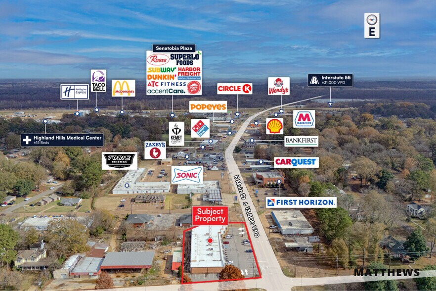 More Photos Of 98-110 E Main St, Senatobia Storefront For Sale