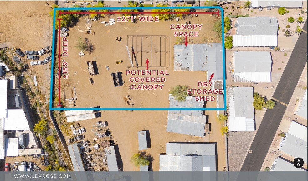 More Photos Of 50 N Crismon Rd, Mesa Contractor Storage Yard For Lease